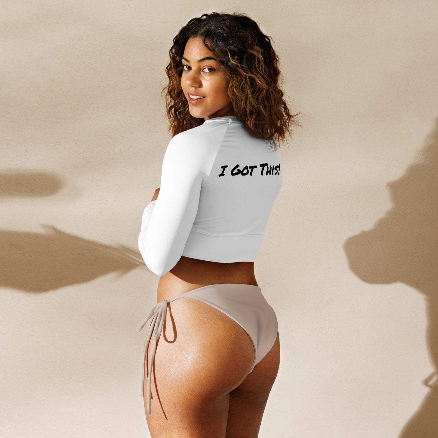 I Got This... Long-sleeve crop top