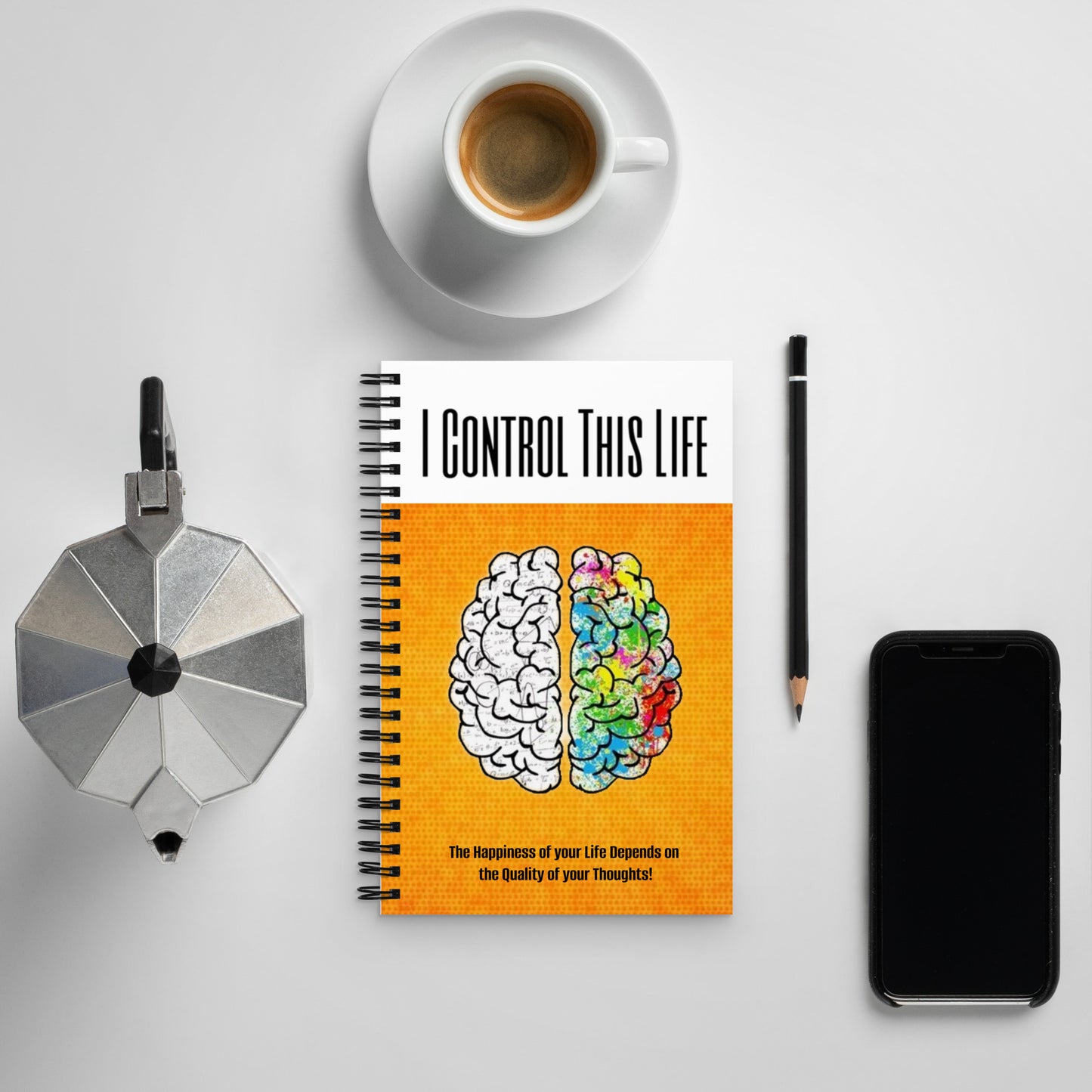 I Control This Life... Spiral notebook